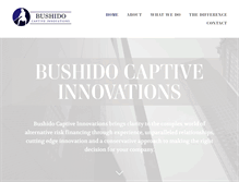 Tablet Screenshot of bushidocaptive.com